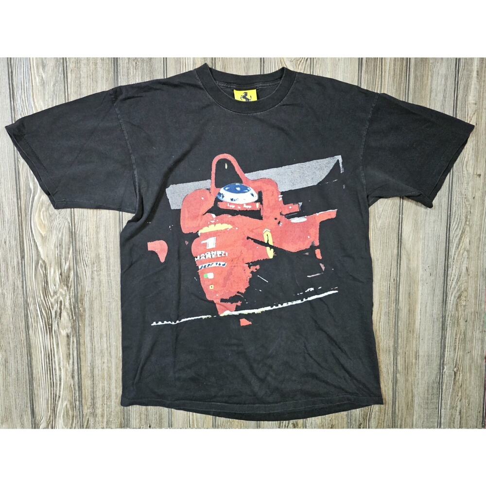 Vintage 90s Ferrari Sports Ferrari MAGNETI MARELLI F1 Racing Grand Prix Shirt XL